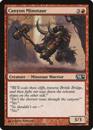 Canyon Minotaur [Magic 2014] | The Clever Kobold