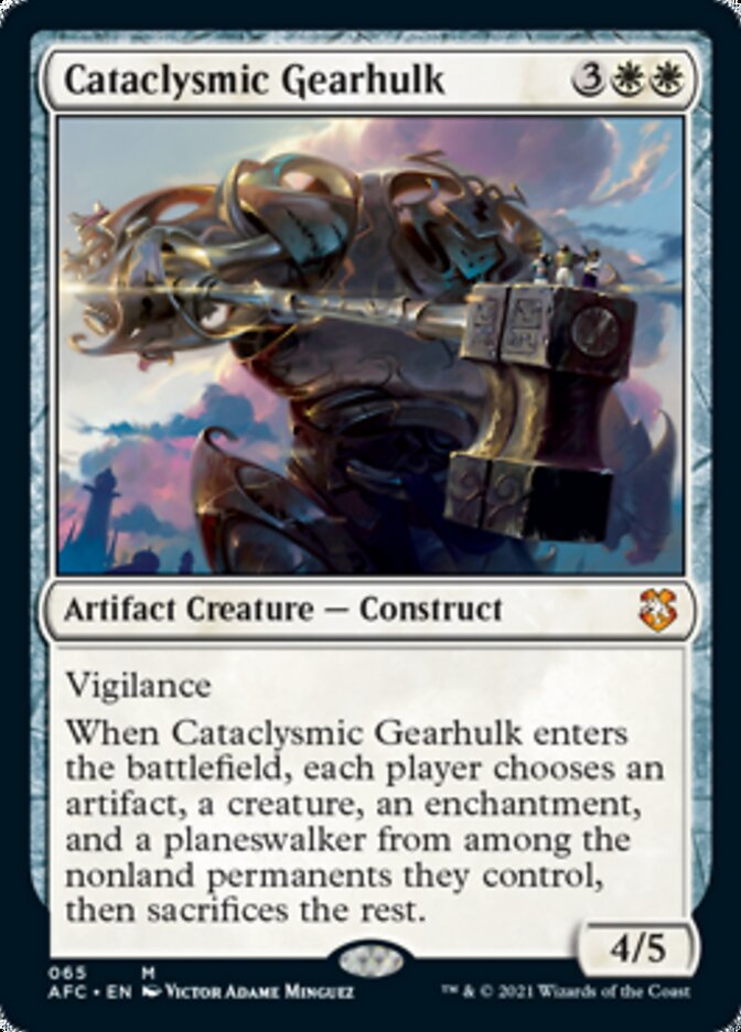 Cataclysmic Gearhulk [Dungeons & Dragons: Adventures in the Forgotten Realms Commander] | The Clever Kobold