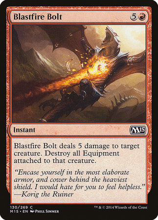 Blastfire Bolt [Magic 2015] | The Clever Kobold