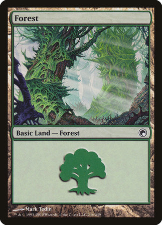 Forest (246) [Scars of Mirrodin] | The Clever Kobold