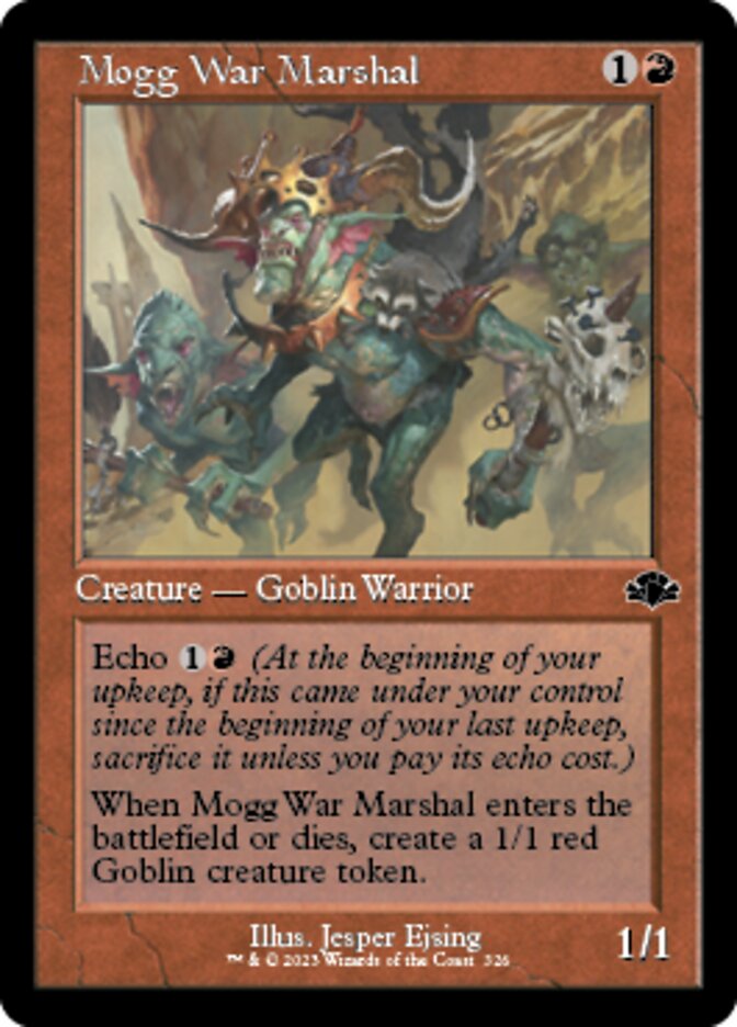 Mogg War Marshal (Retro) [Dominaria Remastered] | The Clever Kobold