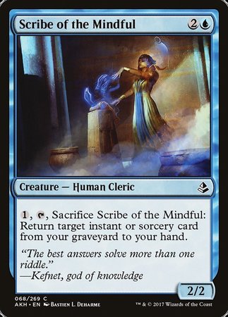 Scribe of the Mindful [Amonkhet] | The Clever Kobold