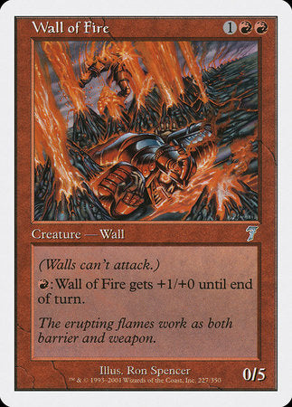 Wall of Fire [Seventh Edition] | The Clever Kobold