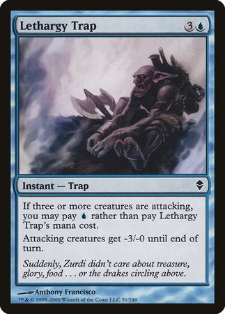 Lethargy Trap [Zendikar] | The Clever Kobold