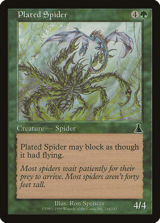 Plated Spider [Urza's Destiny] | The Clever Kobold