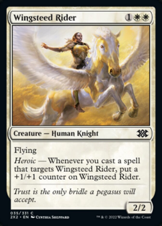 Wingsteed Rider [Double Masters 2022] | The Clever Kobold