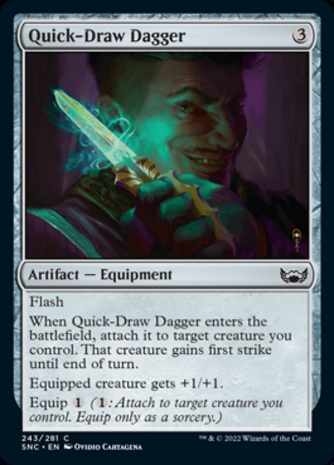 Quick-Draw Dagger [Streets of New Capenna] | The Clever Kobold