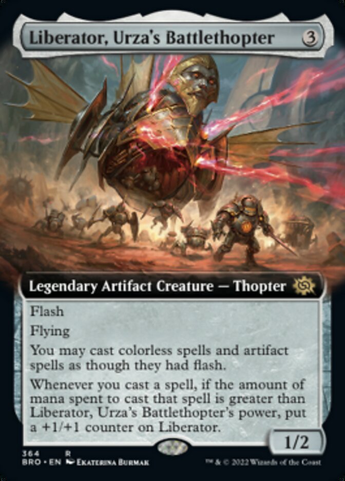 Liberator, Urza's Battlethopter (Extended Art) [The Brothers' War] | The Clever Kobold
