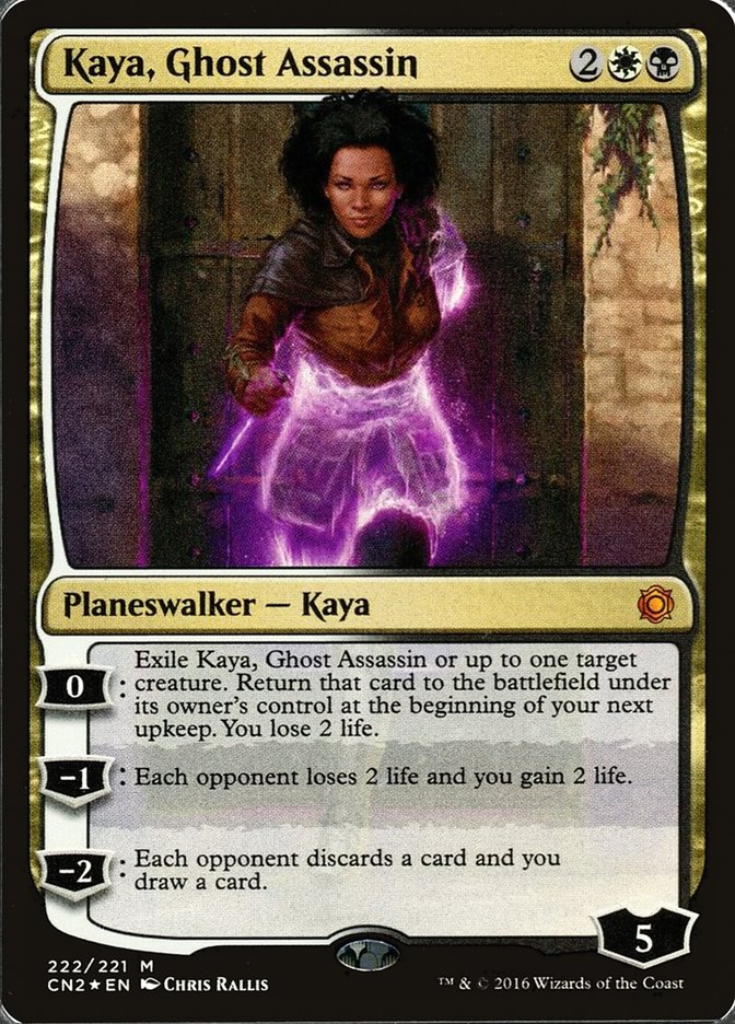 Kaya, Ghost Assassin (222/221) [Conspiracy: Take the Crown] | The Clever Kobold