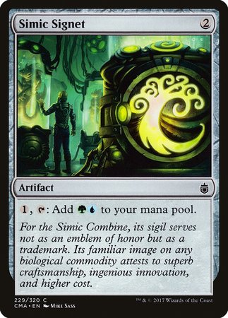 Simic Signet [Commander Anthology] | The Clever Kobold