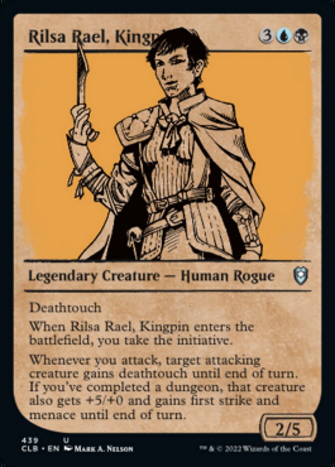 Rilsa Rael, Kingpin (Showcase) [Commander Legends: Battle for Baldur's Gate] | The Clever Kobold