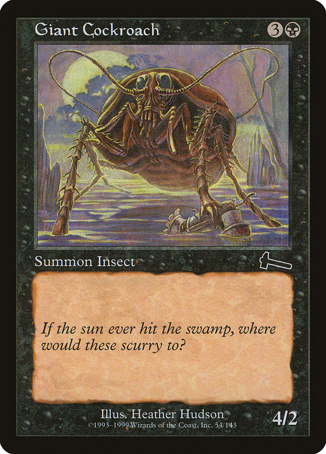 Giant Cockroach [Urza's Legacy] | The Clever Kobold