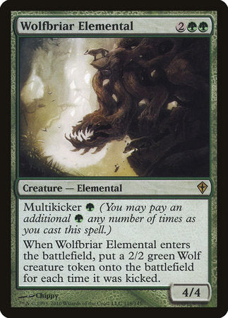 Wolfbriar Elemental [Worldwake] | The Clever Kobold