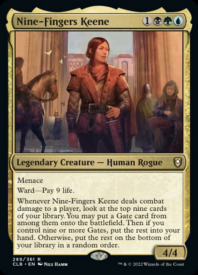 Nine-Fingers Keene [Commander Legends: Battle for Baldur's Gate] | The Clever Kobold