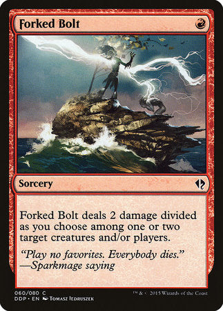 Forked Bolt [Duel Decks: Zendikar vs. Eldrazi] | The Clever Kobold