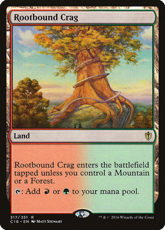 Rootbound Crag [Commander 2016] | The Clever Kobold