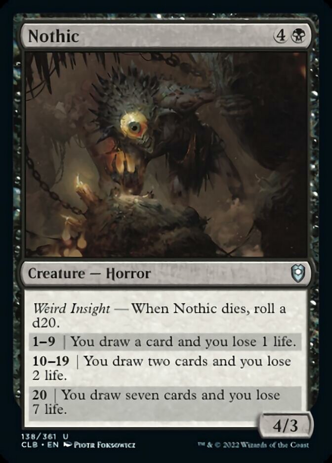 Nothic [Commander Legends: Battle for Baldur's Gate] | The Clever Kobold