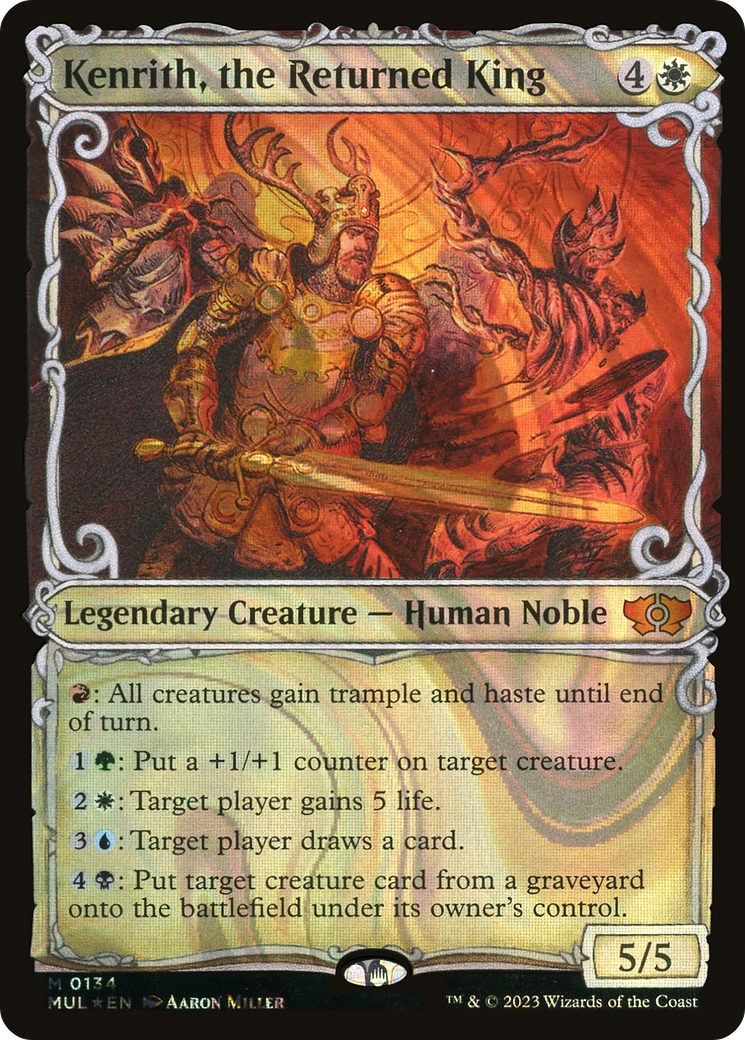 Kenrith, the Returned King (Halo Foil) [Multiverse Legends] | The Clever Kobold