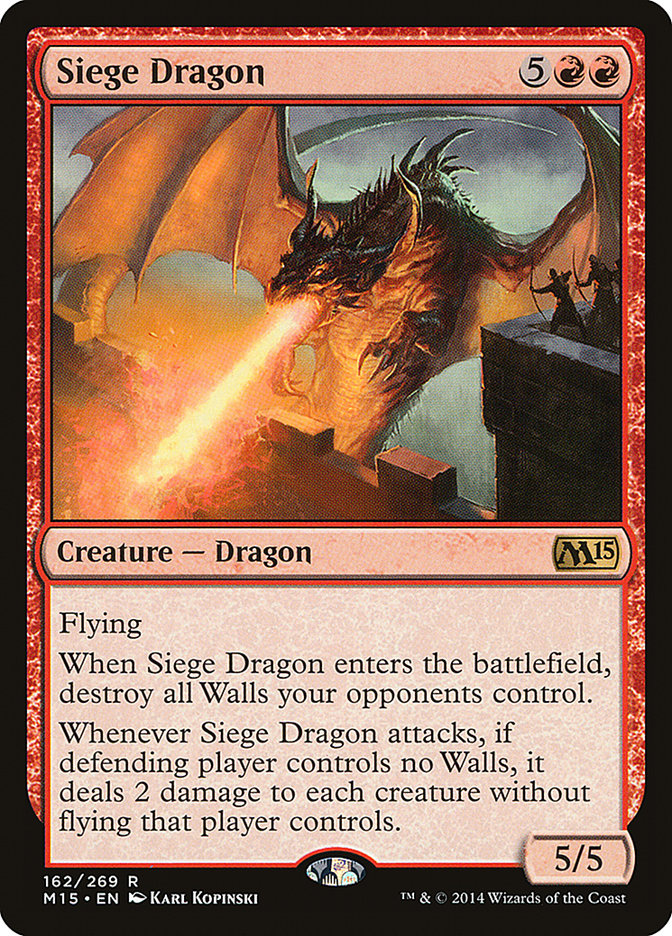 Siege Dragon [Magic 2015] | The Clever Kobold