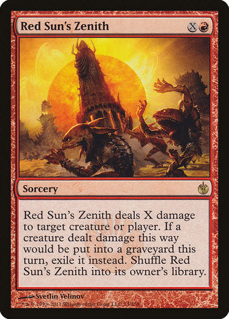 Red Sun's Zenith [Mirrodin Besieged] | The Clever Kobold