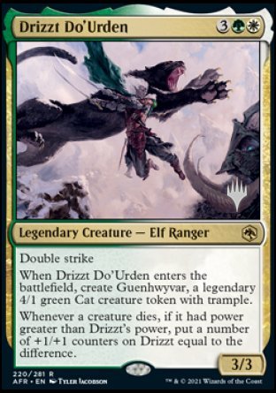 Drizzt Do'Urden (Promo Pack) [Dungeons & Dragons: Adventures in the Forgotten Realms Promos] | The Clever Kobold