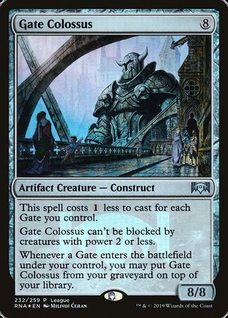 Gate Colossus [Ravnica Allegiance Promos] | The Clever Kobold