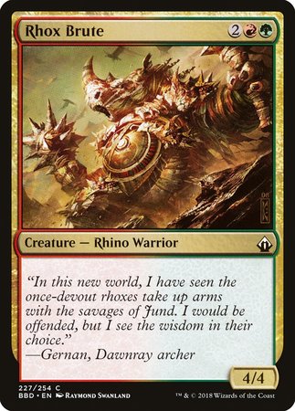 Rhox Brute [Battlebond] | The Clever Kobold