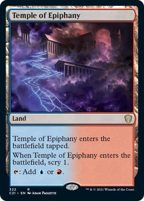 Temple of Epiphany [Commander 2021] | The Clever Kobold