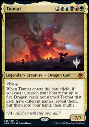 Tiamat (Promo Pack) [Dungeons & Dragons: Adventures in the Forgotten Realms Promos] | The Clever Kobold