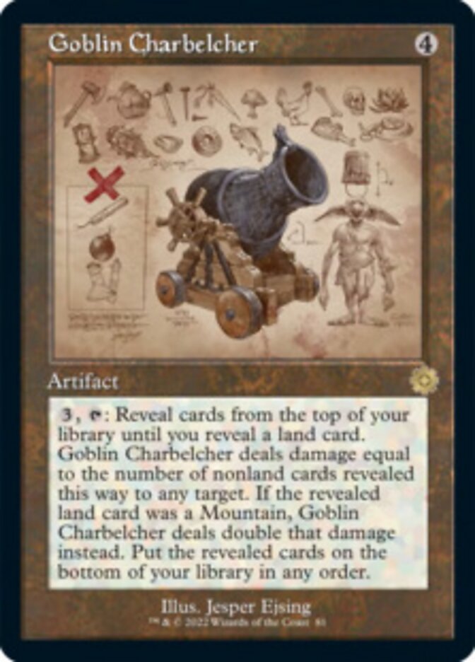 Goblin Charbelcher (Retro Schematic) [The Brothers' War Retro Artifacts] | The Clever Kobold