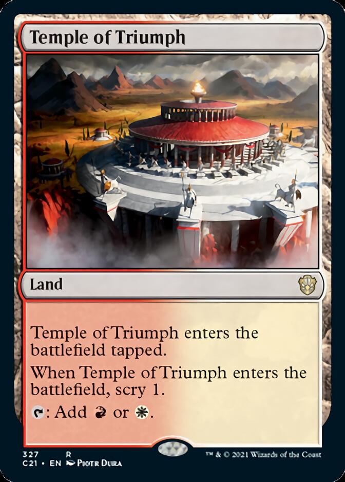 Temple of Triumph [Commander 2021] | The Clever Kobold