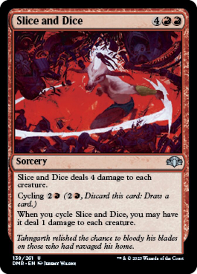 Slice and Dice [Dominaria Remastered] | The Clever Kobold