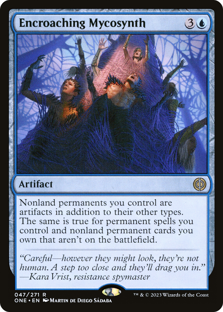 Encroaching Mycosynth [Phyrexia: All Will Be One] | The Clever Kobold