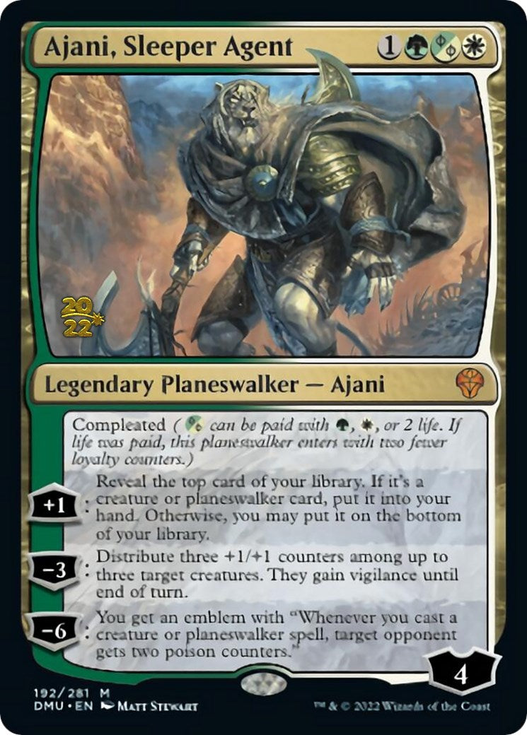 Ajani, Sleeper Agent [Dominaria United Prerelease Promos] | The Clever Kobold