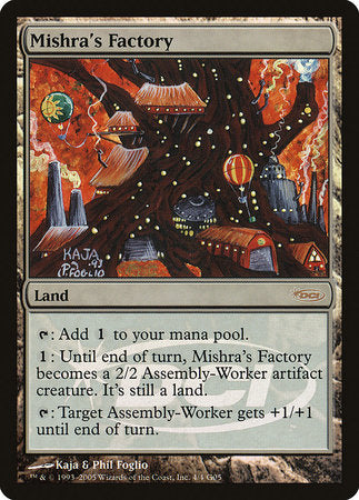 Mishra's Factory [Judge Gift Cards 2005] | The Clever Kobold