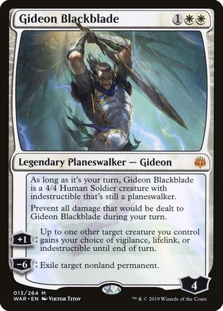 Gideon Blackblade [War of the Spark] | The Clever Kobold
