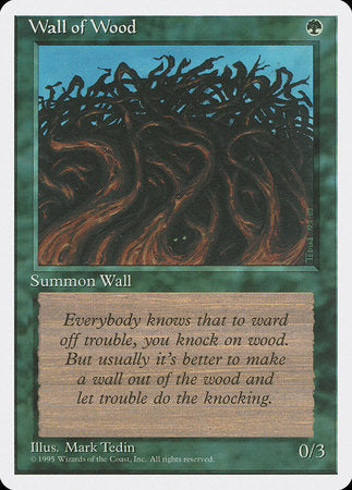 Wall of Wood [Fourth Edition] | The Clever Kobold