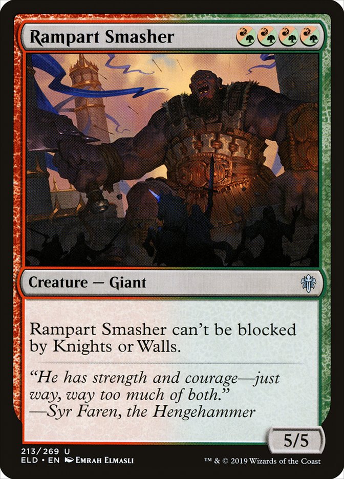Rampart Smasher [Throne of Eldraine] | The Clever Kobold