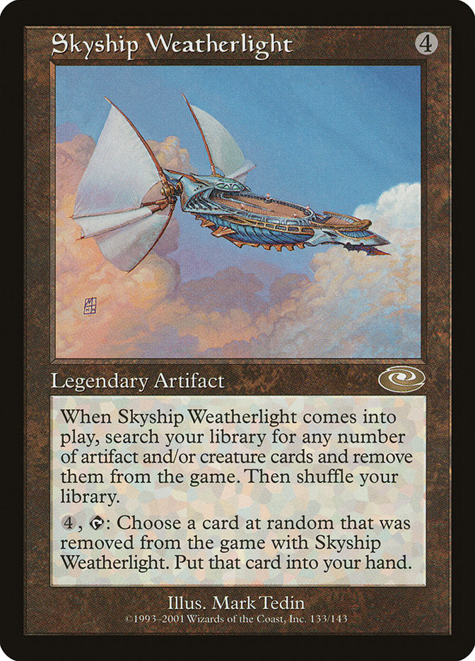 Skyship Weatherlight (Mark Tedin) [Planeshift] | The Clever Kobold