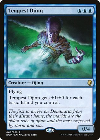 Tempest Djinn [Dominaria] | The Clever Kobold