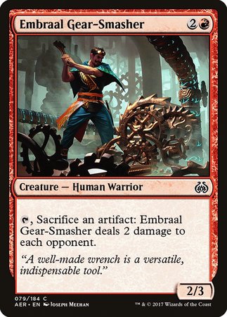 Embraal Gear-Smasher [Aether Revolt] | The Clever Kobold