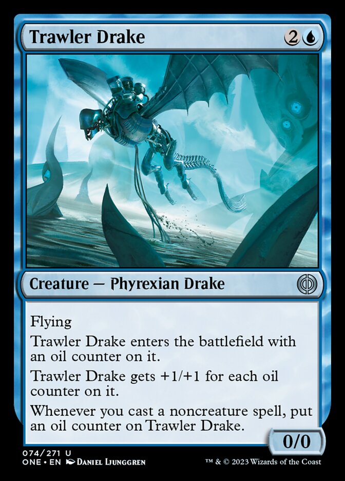 Trawler Drake [Phyrexia: All Will Be One] | The Clever Kobold