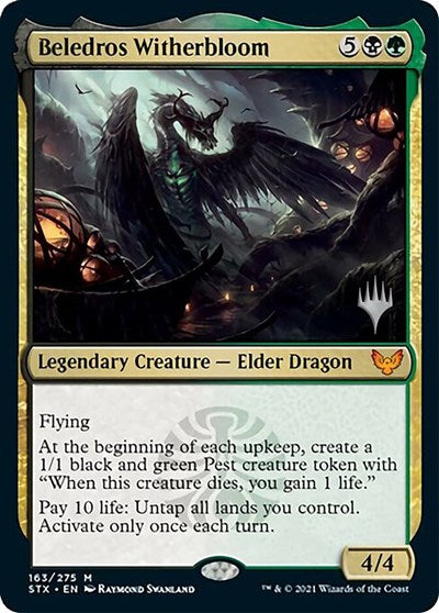 Beledros Witherbloom (Promo Pack) [Strixhaven: School of Mages Promos] | The Clever Kobold