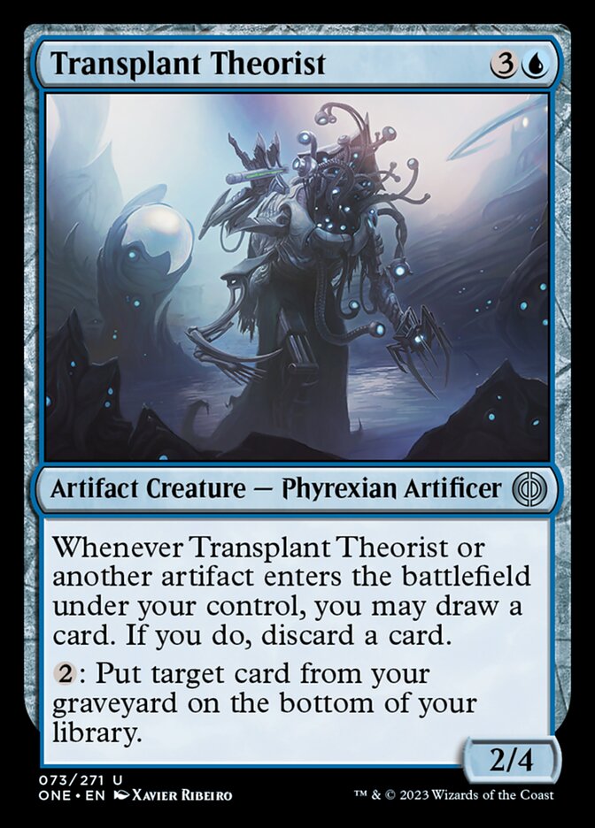 Transplant Theorist [Phyrexia: All Will Be One] | The Clever Kobold