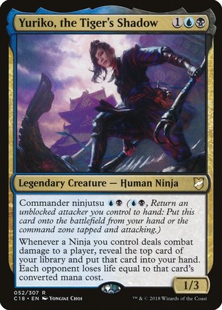 Yuriko, the Tiger's Shadow [Commander 2018] | The Clever Kobold