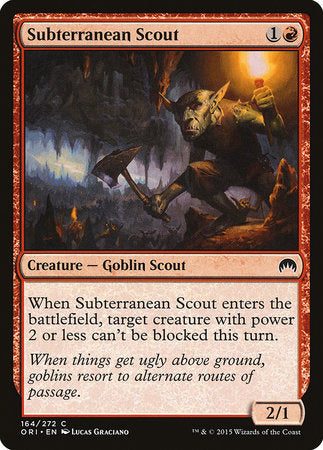 Subterranean Scout [Magic Origins] | The Clever Kobold