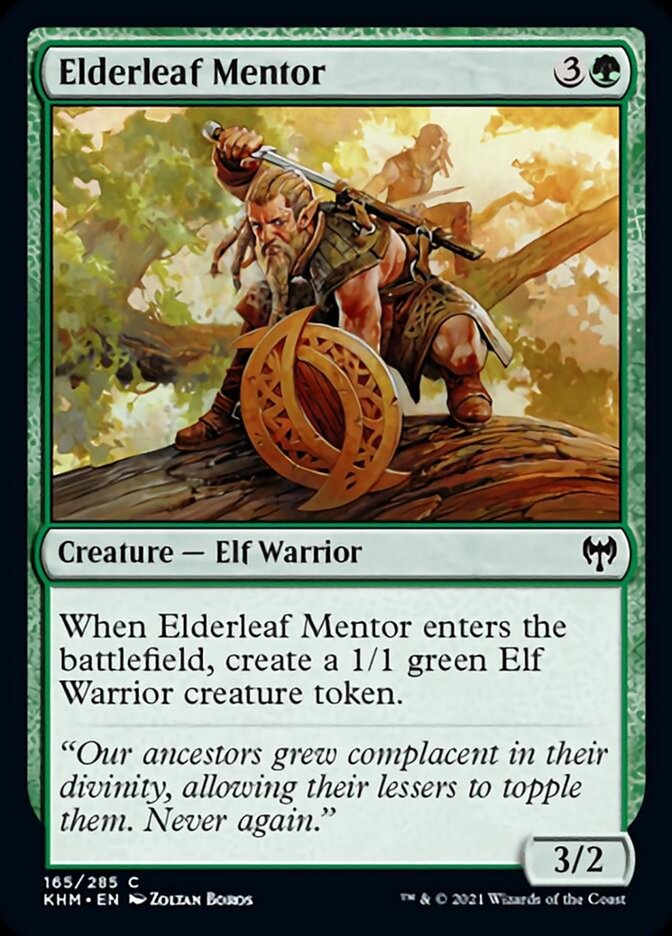 Elderleaf Mentor [Kaldheim] | The Clever Kobold