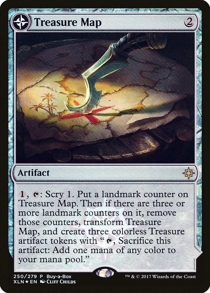 Treasure Map // Treasure Cove (Buy-A-Box) [Ixalan Treasure Chest] | The Clever Kobold