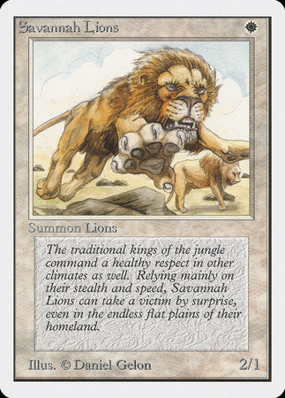 Savannah Lions [Unlimited Edition] | The Clever Kobold