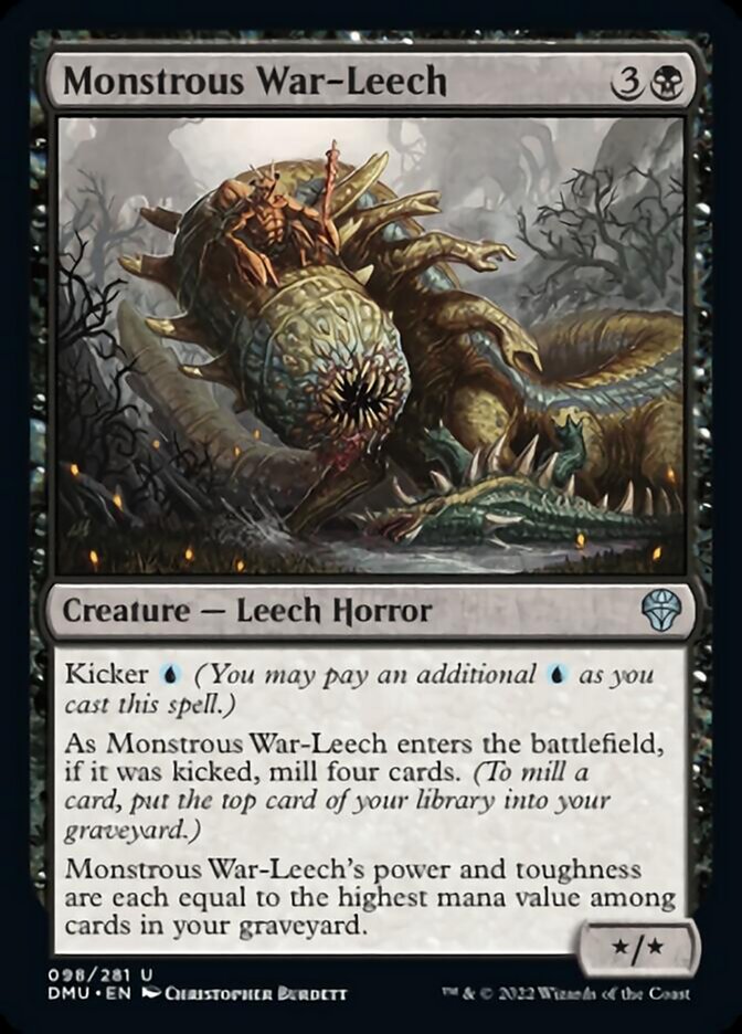 Monstrous War-Leech [Dominaria United] | The Clever Kobold